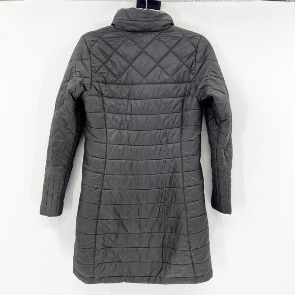 Patagonia Black Down Puffer Trench Jacket XS - Picture 2 of 4
